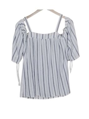 Gimmicks by BKE Striped Off Shoulder Top